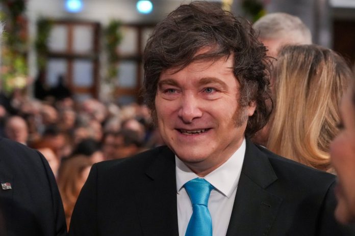 NCZAS.INFO | Prezydent Argentyny Javier Milei. Foto: PAP/NTB