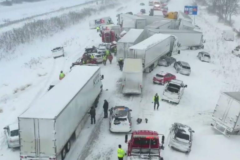 Karambol w Michigan.