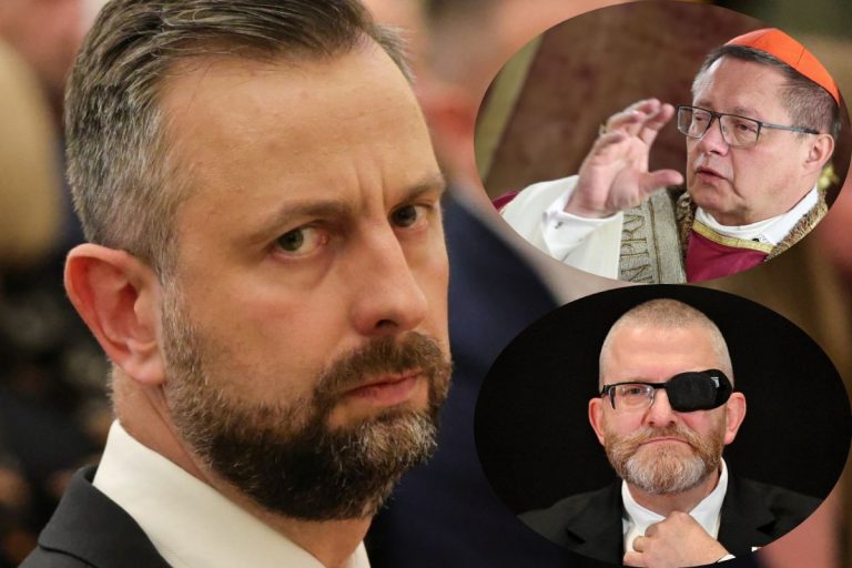 Władysław Kosiniak-Kamysz oraz kard. Grzegorz Ryś i Grzegorz Braun