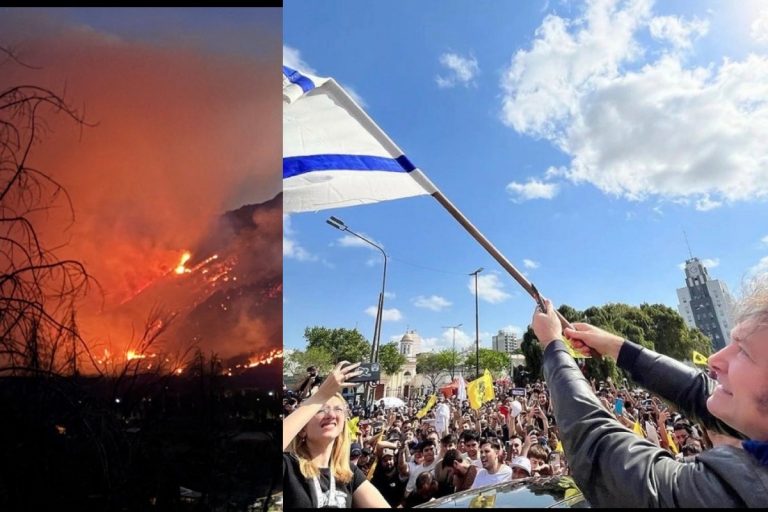 pozar patagonia argentyna javier milei izrael