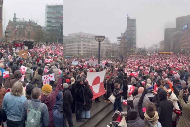 Protesty antyamerykańskie w Kopenchadze.