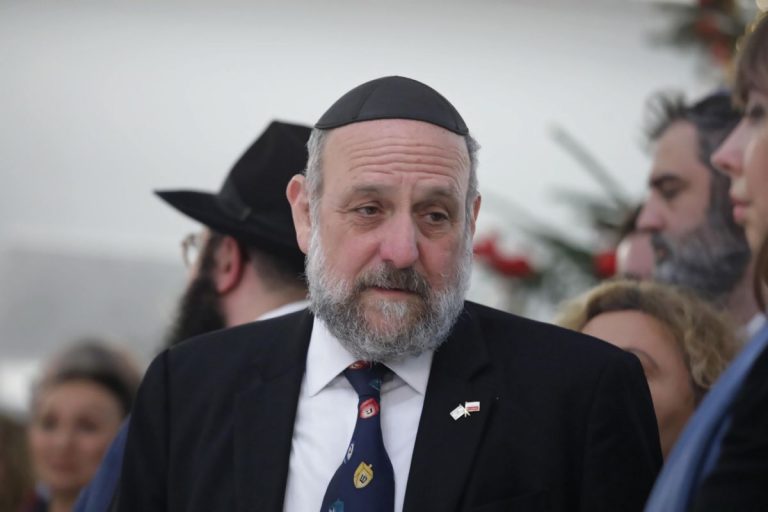 Naczelny rabin Polski Michael Schudrich.