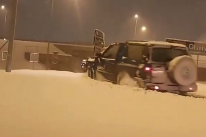 rondo snieg sniezyca