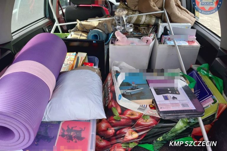 Mandat za bałagan w samochodzie.