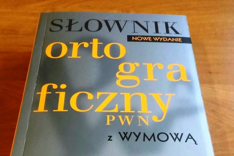 Słownik ortograficzny.