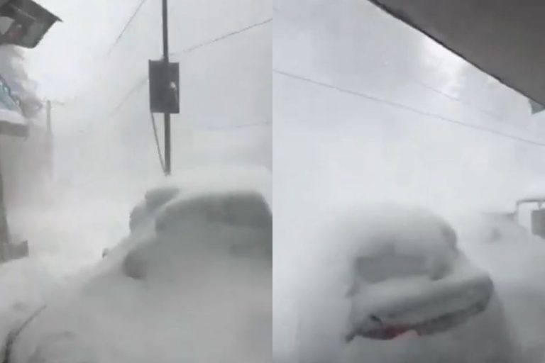 Śnieżyca w Afganistanie