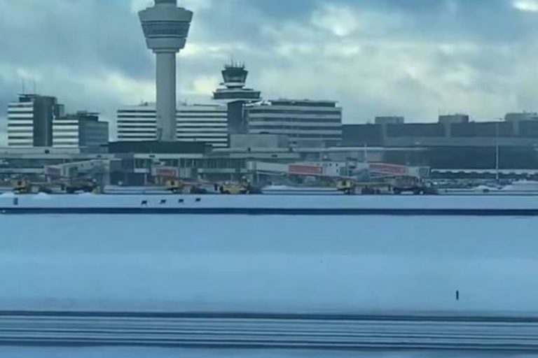 Atak zimy w Holandii