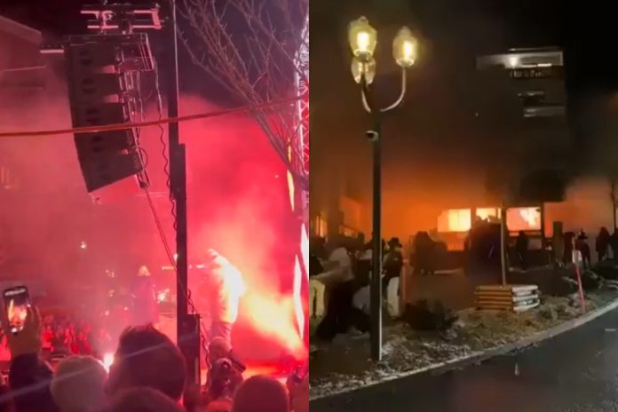 NCZAS.INFO | Tragiczny pożar w kurorcie narciarskim Crans-Montana w południowej Szwajcarii. Foto: print screen X