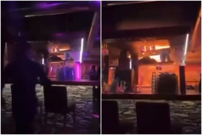 NCZAS.INFO | Ujęcia przedstawiające rzekomy początek tragicznego w skutkach pożaru w kurorcie Crans Montana w Szwajcarii. Śmierć poniosło tam kilkadziesiąt osób. Foto: print sacreen X