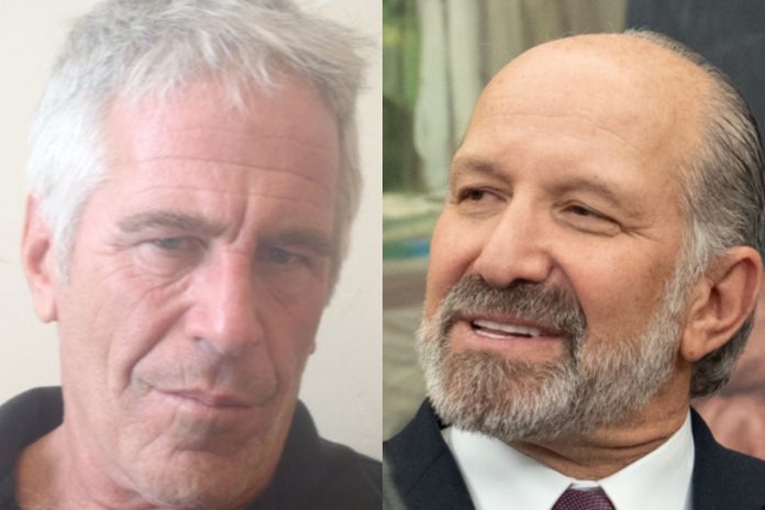 Jeffrey Epstein oraz Howard Lutnick