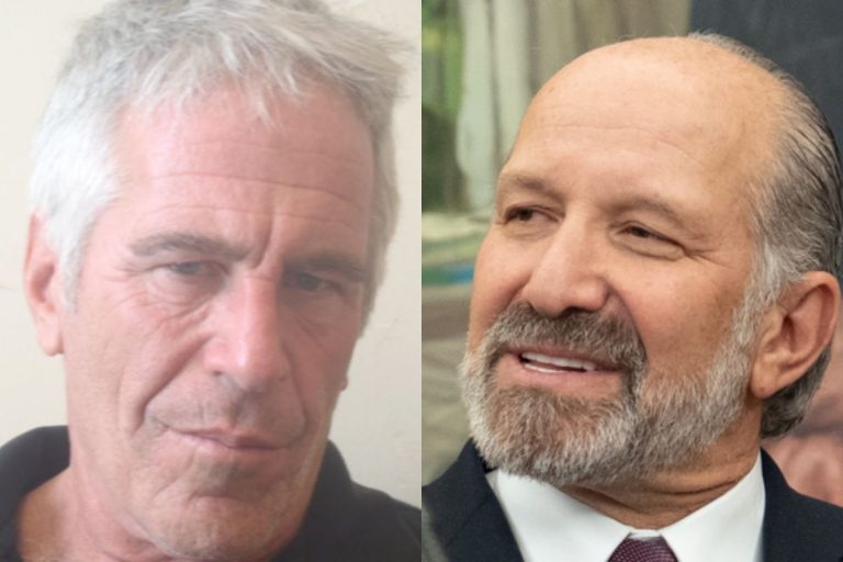 Jeffrey Epstein oraz Howard Lutnick