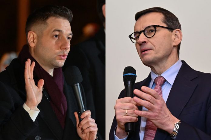 Patryk Jaki oraz Mateusz Morawiecki.