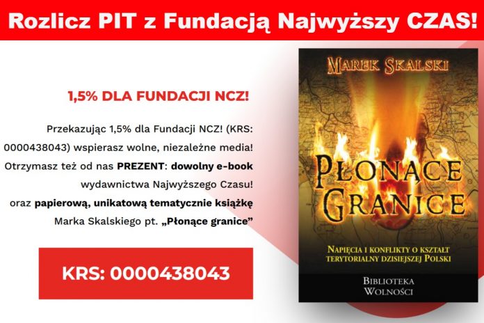 NCZAS.INFO | Rozlicz PIT z Fundacją Najwyższy CZAS! Otrzymasz dwa upominki w podziękowaniu.