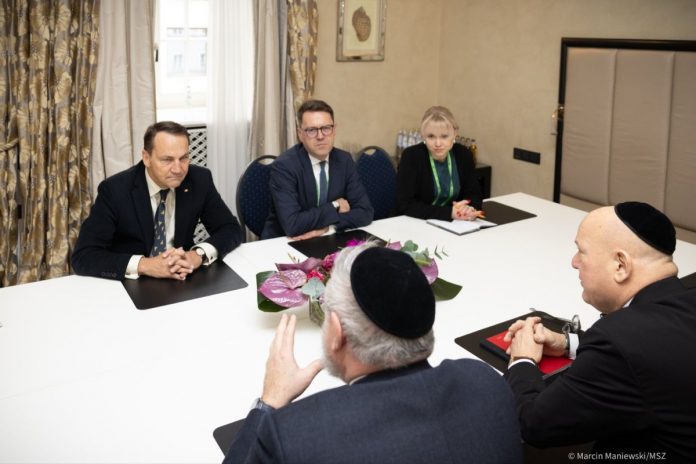 Spotkanie Sikorskiego z rabinem Goldschmidtem.