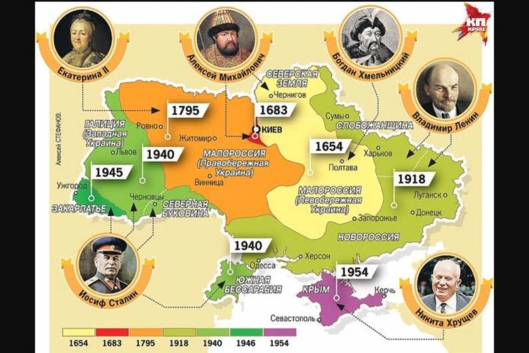 NCZAS.INFO | "Nabytki" terytorialne Ukrainy. Obrazek ilustracyjny. Źródło: JKM - prezes partii KORWiN/facebook