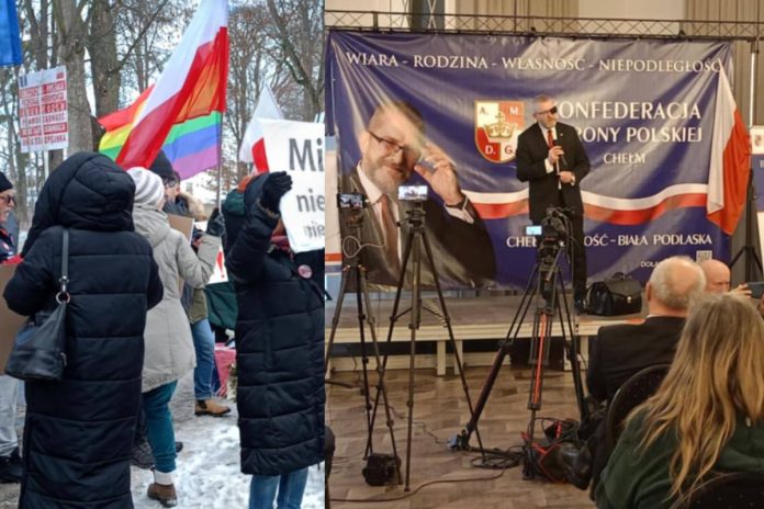 zamosc grzegorz braun lgbt