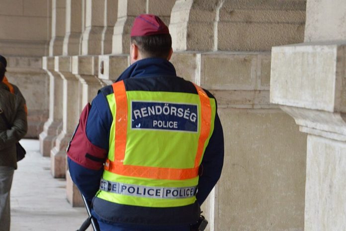 Węgierski policjant