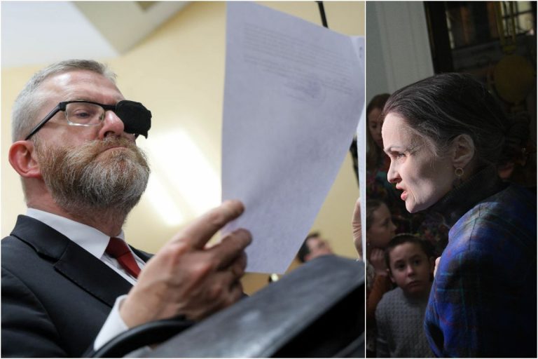 Grzegorz Braun i Magdalena Gudzińska-Adamczyk.