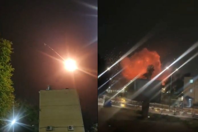 NCZAS.INFO | Irańskie rakiety uderzyły w miasto Dimona w Izraelu. Foto: print screen X