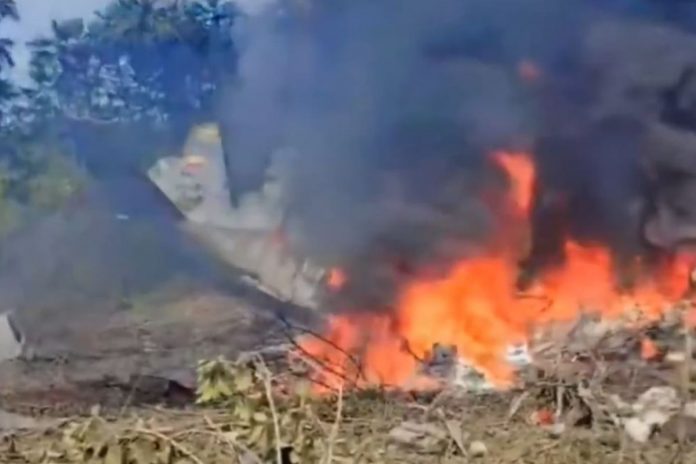 Katastrofa samolotu transportowego Hercules-125 w południowo-wschodniej części Kolumbii.