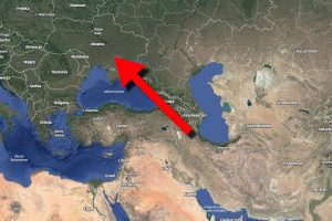 NCZAS.INFO | Iran uderzy w Ukrainę? Obrazek ilustracyjny. Źródło: google maps