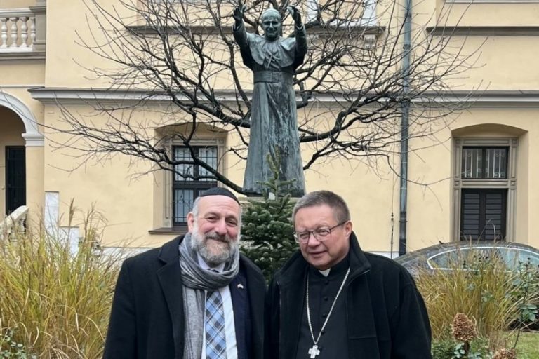 NCZAS.INFO | Kardynał Grzegorz Ryś, metropolita krakowski, ze swoim umiłowanym rabinem Michaelem Schudrichem, naczelnym rabinem Polski. Foto: X