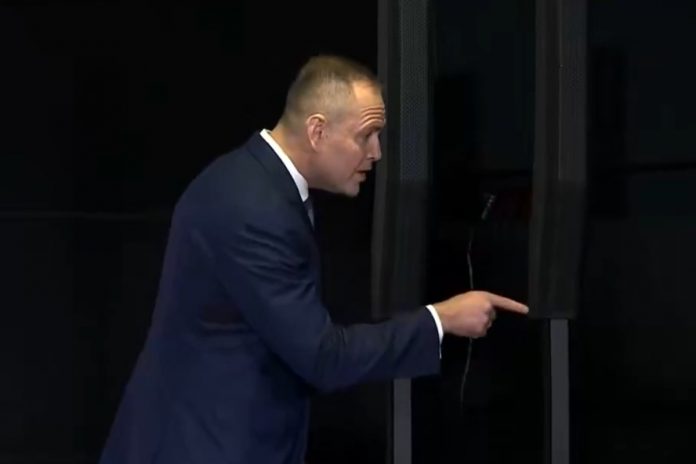 NCZAS.INFO | Prezydent Karol Nawrocki najwyraźniej mocno się zirytował pytaniem dziennikarza tvn24. Foto: print screen X