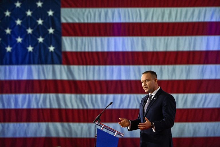 NCZAS.INFO | Dallas, USA, 28.03.2026. Prezydent RP Karol Nawrocki przemawia na Konferencji Konserwatywnej Akcji Politycznej (CPAC). Foto: PAP/Adam Warżawa