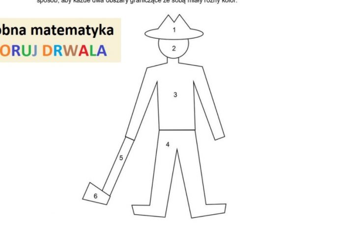 pokoloruj drwala matura matematyka