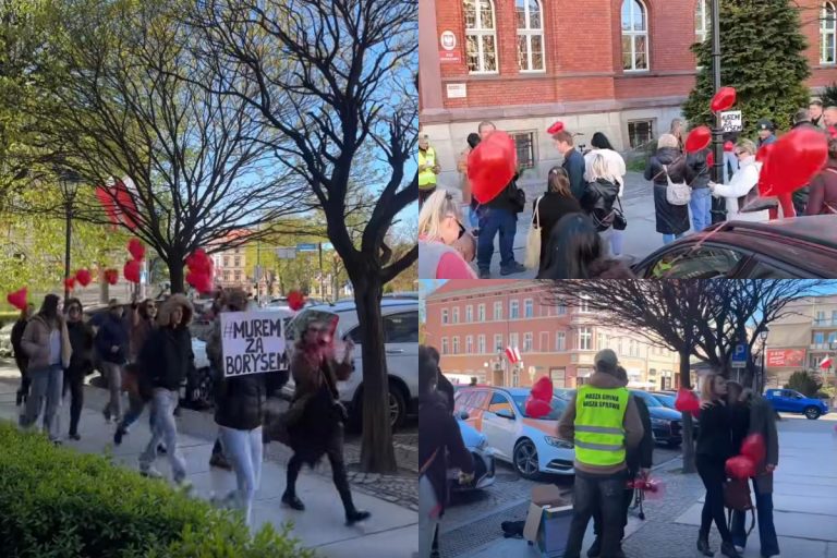 NCZAS.INFO | Pikieta w obronie Borysa B. przed Sądem Okręgowym w Świdnicy.