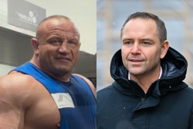 Mariusz Pudzianowski oraz Karol Nawrocki.
