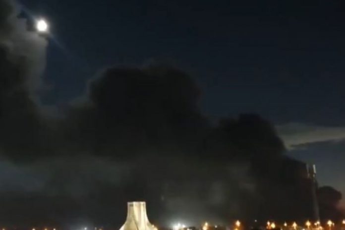 Amerykańsko-izraelski atak w powiecie Baharestan w prowincji Teheran.