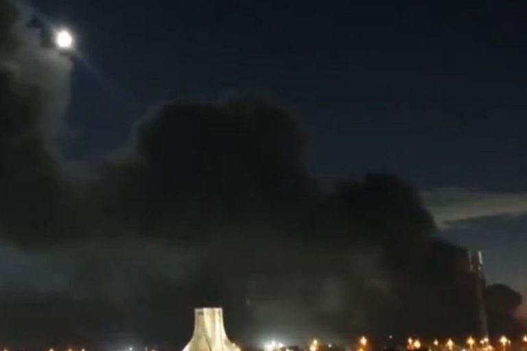 Amerykańsko-izraelski atak w powiecie Baharestan w prowincji Teheran.