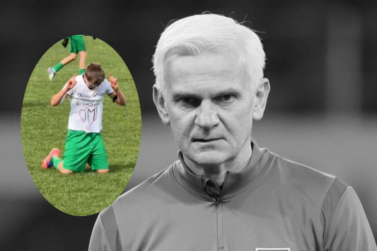 NCZAS.INFO | Syn Jacka Magiery, Jan, upamiętnił ojca po strzelonym golu.