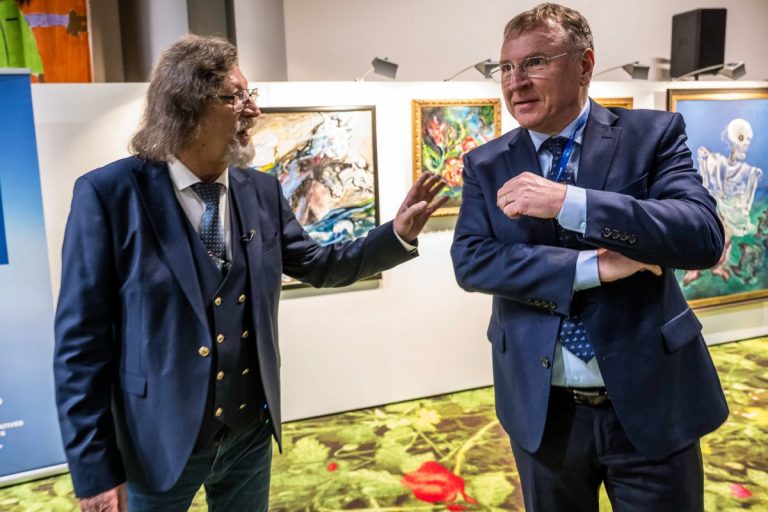 Jan Maria Tomaszewski (z lewej) i Jacek Kurski.