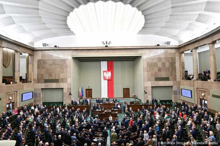 Sala plenarna Sejmu.