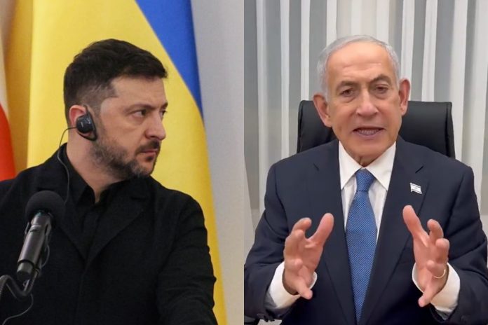 wolodymyr zelenski benjamin netanjahu