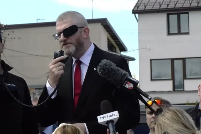 Grzegorz Braun w Augustowie.