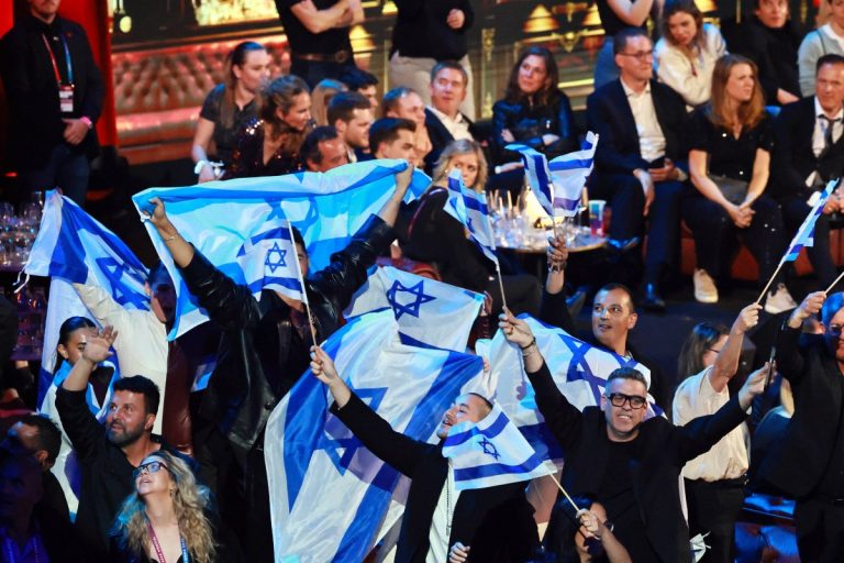 Izrael na Eurowizji w 2026 roku Fot. HANNIBAL HANSCHKE / PAP/EPA