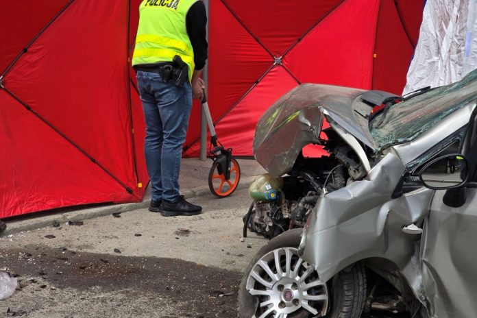 policja zabkowice slaskie wypadek