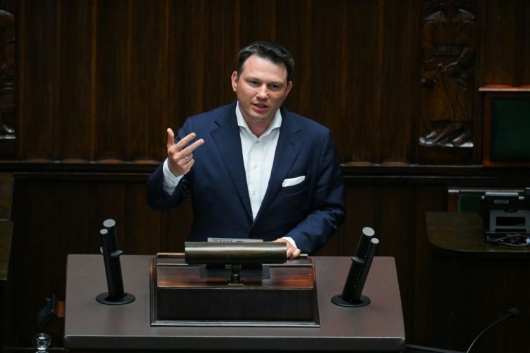 Sławomir Mentzen w Sejmie.