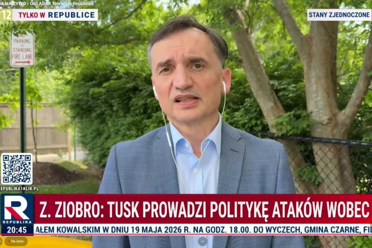 NCZAS.INFO | Zbigniew Ziobro przebywa w USA. Foto: print screen yt TV Republika