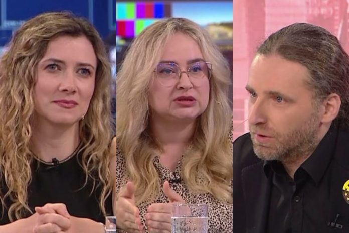 Joanna Banaś, Magdalena Grochecka i Dobromir Sośnierz.