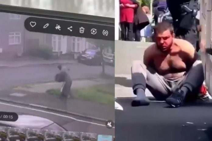 NCZAS.INFO | W Brierfield 17-letnia dziewczyna została brutalnie dźgnięta nożem w szyję. Foto: print screen X