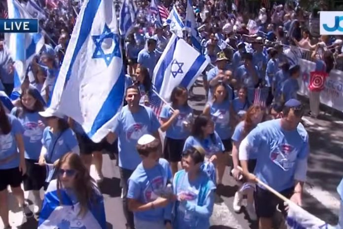 israel day parade ny nowy jork