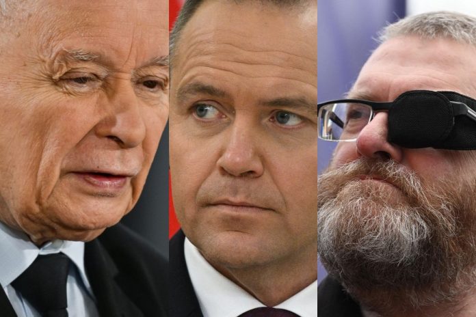 jaroslaw kaczynski karol nawrocki grzegorz braun