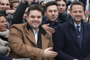 Dawid Kacprzyk i Rafał Trzaskowski.