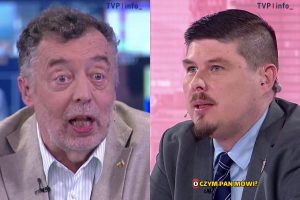 NCZAS.INFO | Rzekomy "ekspert" Kazimierz Wóycicki i Michał Nieznański z Konfederacji. Foto: print screen X TVP Info