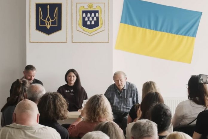 NCZAS.INFO | Adam Michnik podczas festiwalu literackiego SchulzFest w Drohobyczu na Ukrainie.