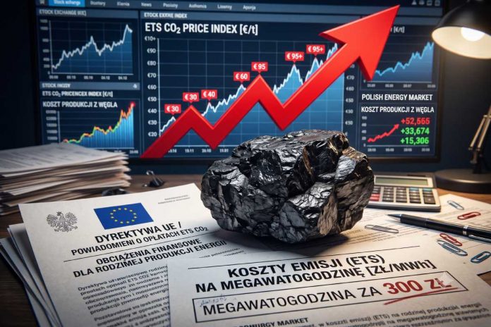 Obciążenia rodzimej produkcji energii straszliwym w swych skutkach podatkiem ETS .